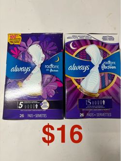 Always Pads Set Size 5