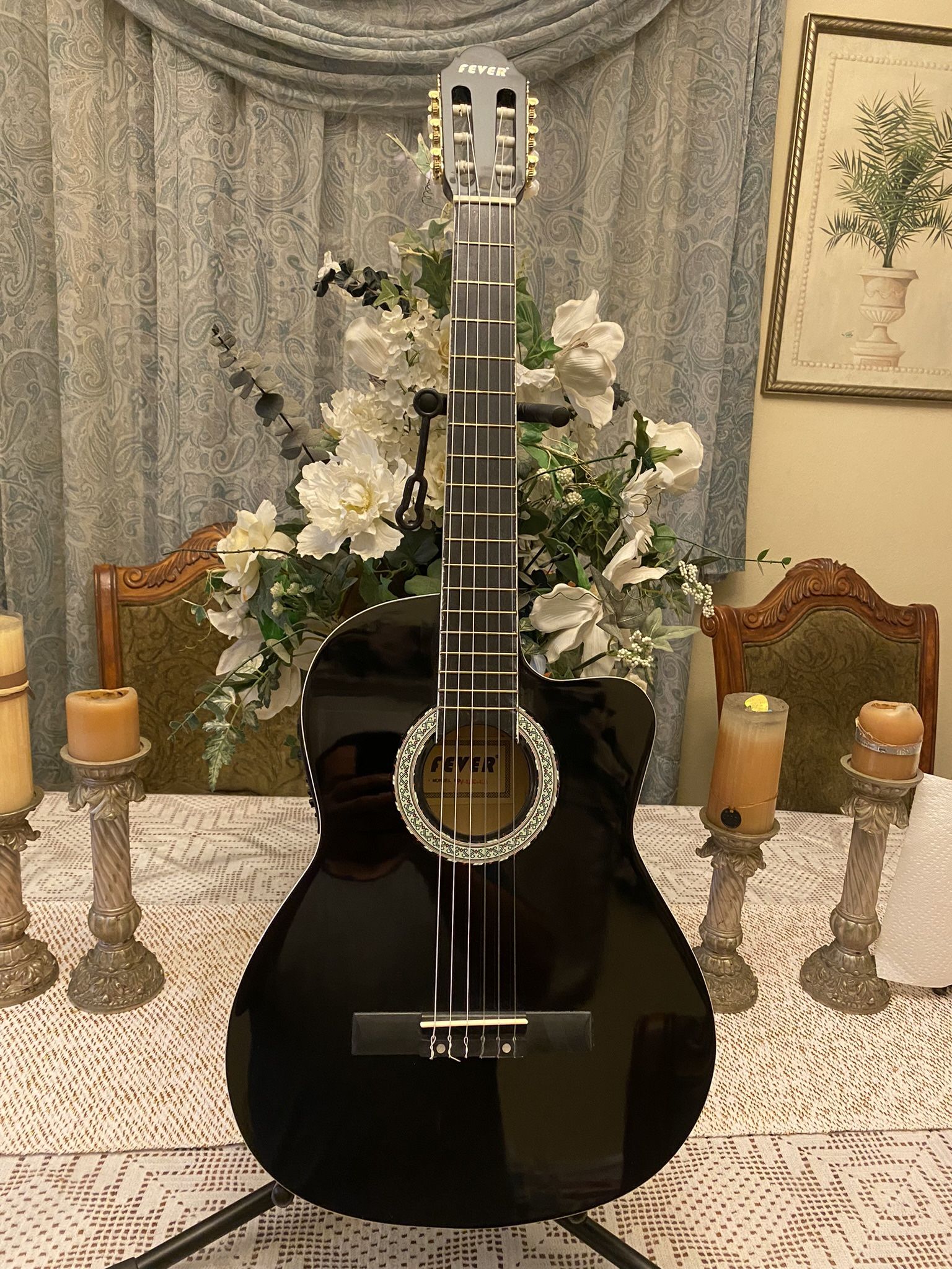 Fever Classic Electric Acoustic Guitar 