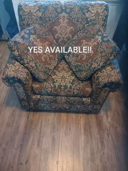 Plush oversized, over stuffed chair