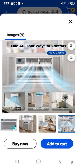 NEW IN BOX Simzlife 10k BTU AC Unit