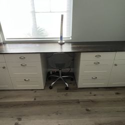 Desk and chair