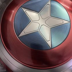 Captain America Brave New World Popcorn Bucket Collapsible Shield NEW