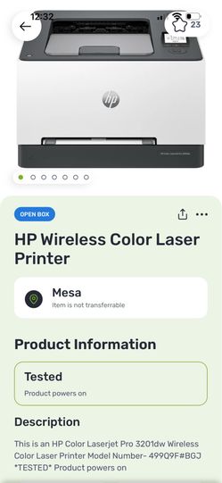 HP Wireless Color Laser Printer