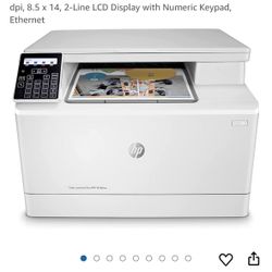 NewH-PLaser-Jet Pro MFP M182nw Color All-in-One Wireless Laser Printer, White - Print Scan Copy - 17 ppm, 600 x 600 dpi, 8.5 x 14, 2-Line LCD Display 