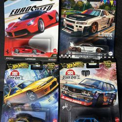 $50 all 4 Hot wheels Premium 