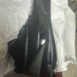 Jordan 3 Black Cat Size 14
