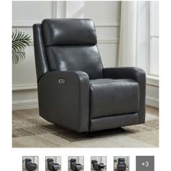 Arnie Leather Power Glider Recliner