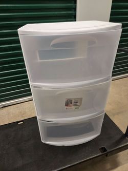 Sterilite 3-Drawer Plastic Storage Tower