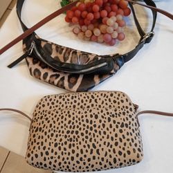 Animal Print Purse & Animal Print Fanny Pack