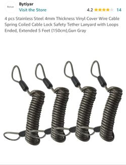 Thick Vinyl Cover Wire 4 Pck