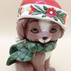 Jim Shore Heartwood Creek “Christmas Puppy” Figurine (contact info removed)