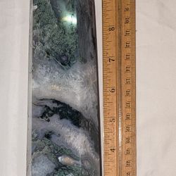 Large Moss Agate Tower