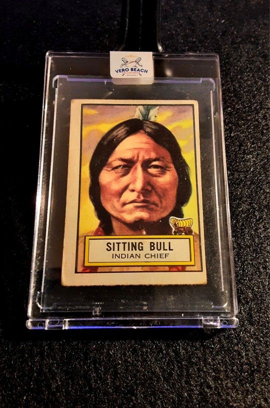 Chief Sitting Bull 1952 Topps Look And See Card! Rare !!