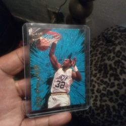 Karl Malone Fleer Basketball Card