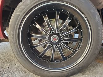 22 inch Rs wheels Chevrolet, Gm 6 lug NO TIRES.