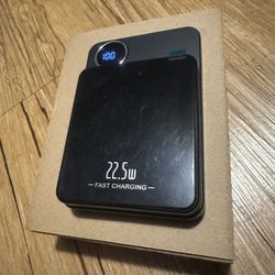 Fast Charge 22.5w 10000mah Magnetic Magsafe Power Bank Usb-c New