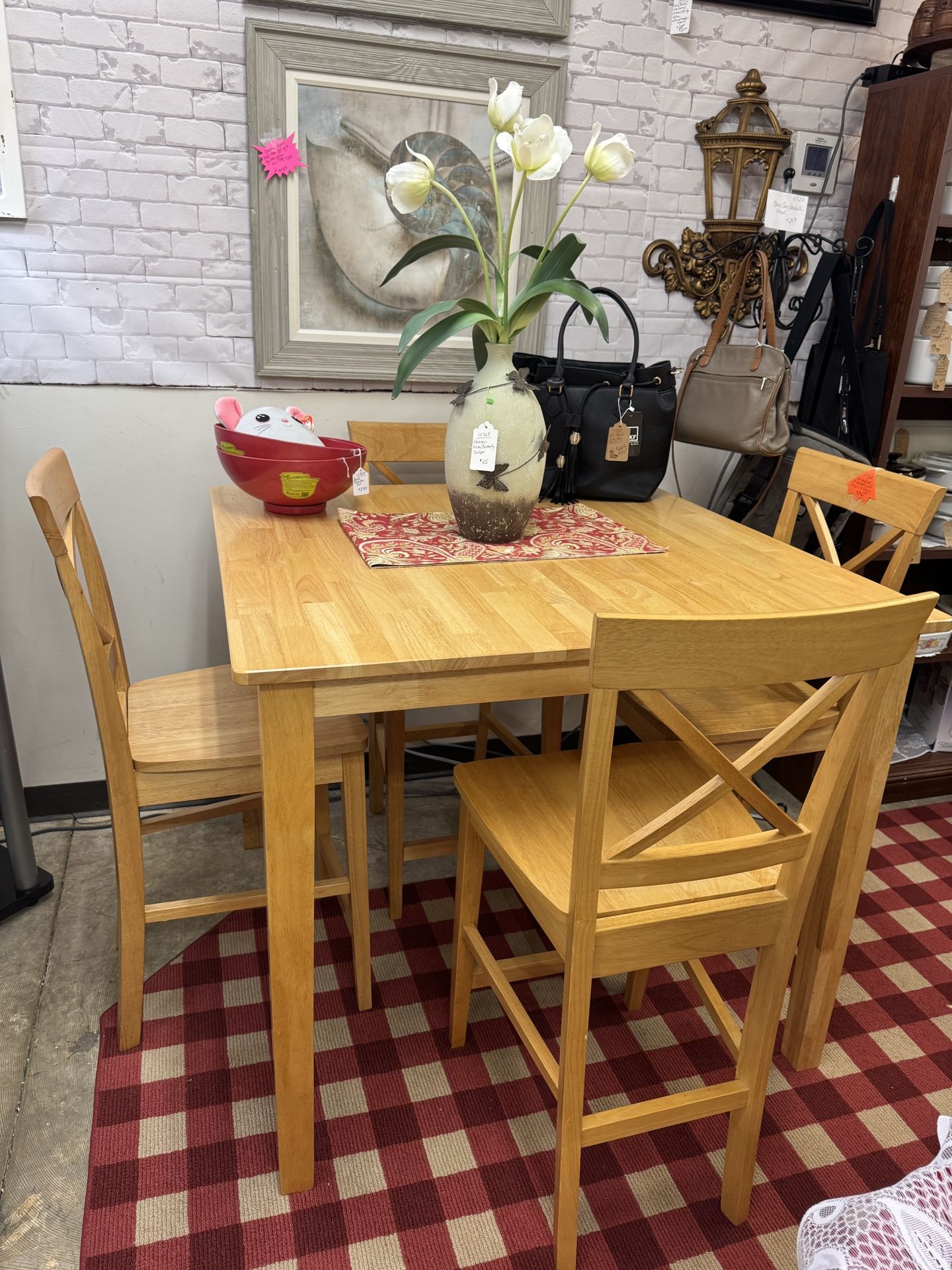 Table and 4 Chairs
