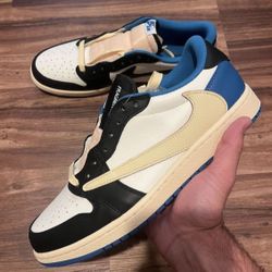 Jordan 1 Nike Travis Scott x Fragment Low
