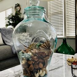 RARE Italian Aqua Green Glass 5 gallon capacity