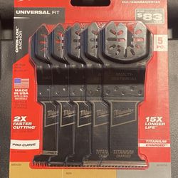 Milwaukee OPEN-LOK Variety Oscillating Blade Set (5-Piece)