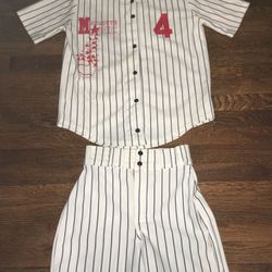 Baseball uniform/costume- size medium