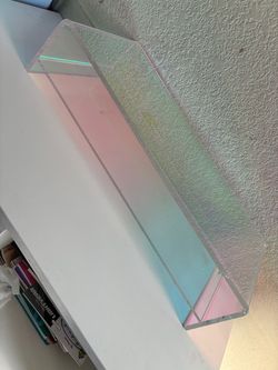 Iridescent Acrylic Desk Organizer Tray