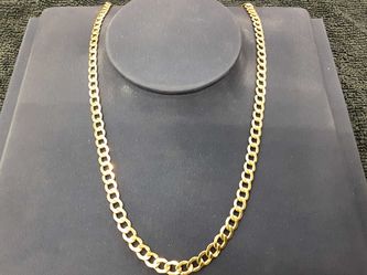 Cuban Link Chain - Yellow Gold 18k (.750) 12 grams 24 inch