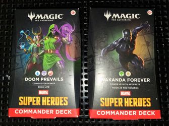 MTG Marvel Super Heroes: Doom Prevails Commander Deck - Sealed New