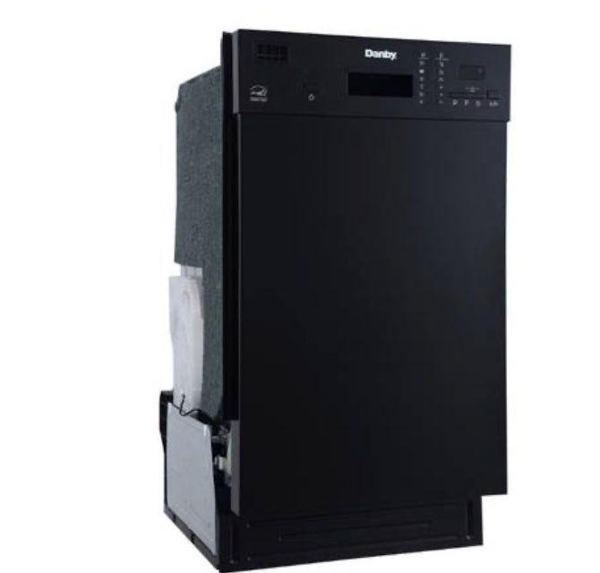 Danby 18 in. Front Control Dishwasher in Black