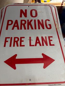 No parking sing