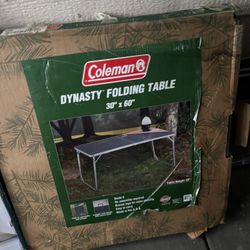 Coleman Dynasty Folding Table (30” x 60”)