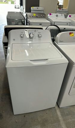 GE Top Load Washer White - High Efficiency Quiet Operation