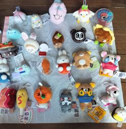 Small Plushies And Key Chains 