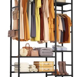 Korfile Rolling Clothes Rack NEW