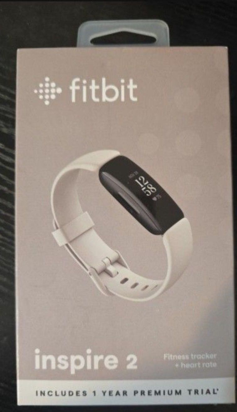 Brand new white Fitbit 2 in sealed box