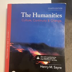 CEI Humanities Fourth Edition textbook 