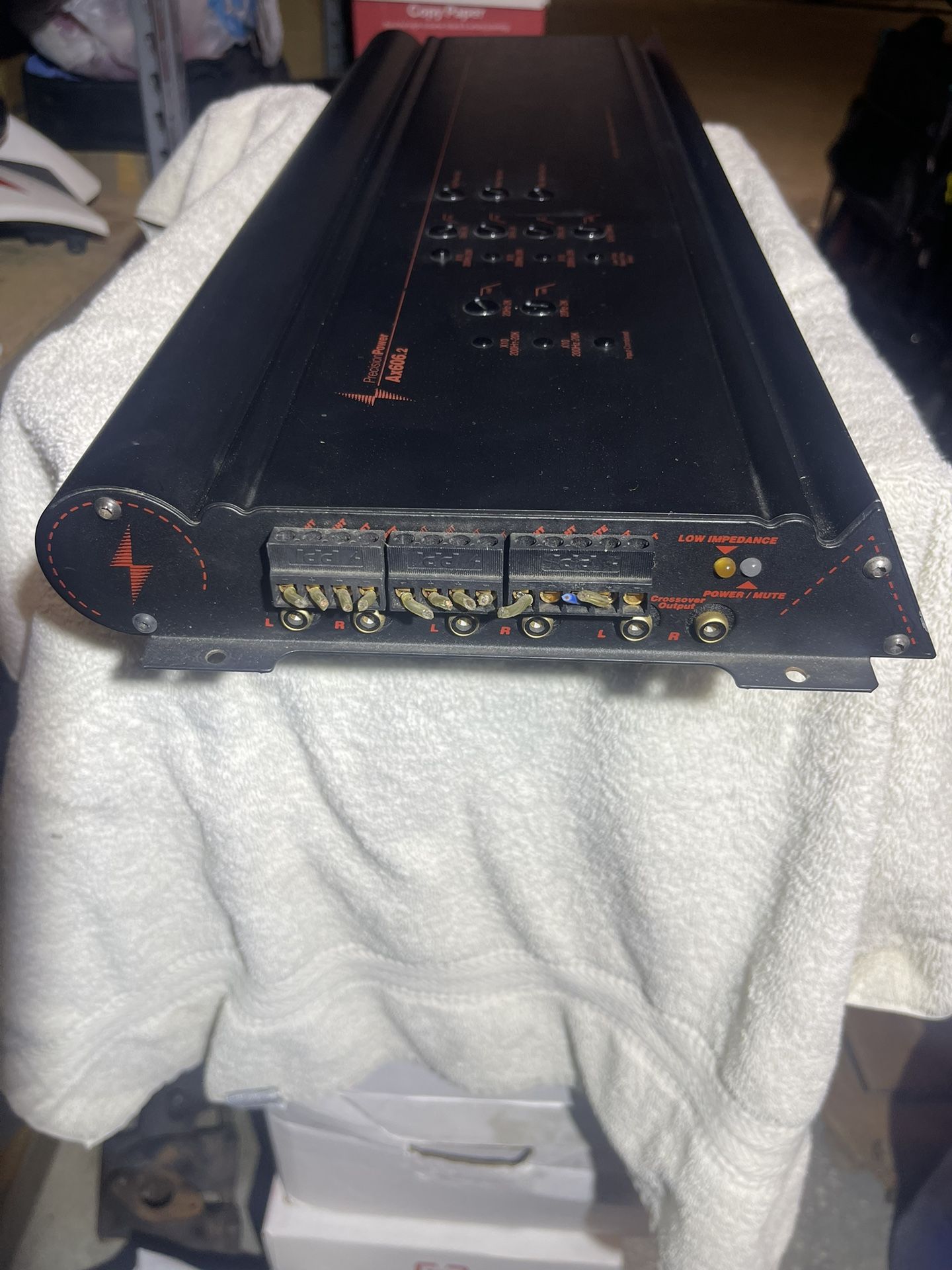 precision power ppi amp art series black ax606.2 for Sale in Brea