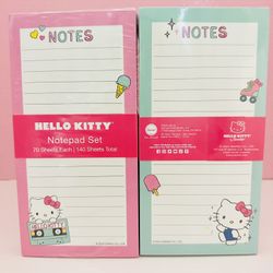 hello kitty notepad set. 