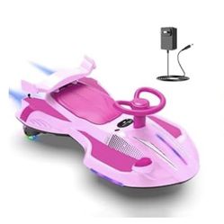 Kids Ride On Wiggle Car – Pink – Toddler Ride On Toy – Like New