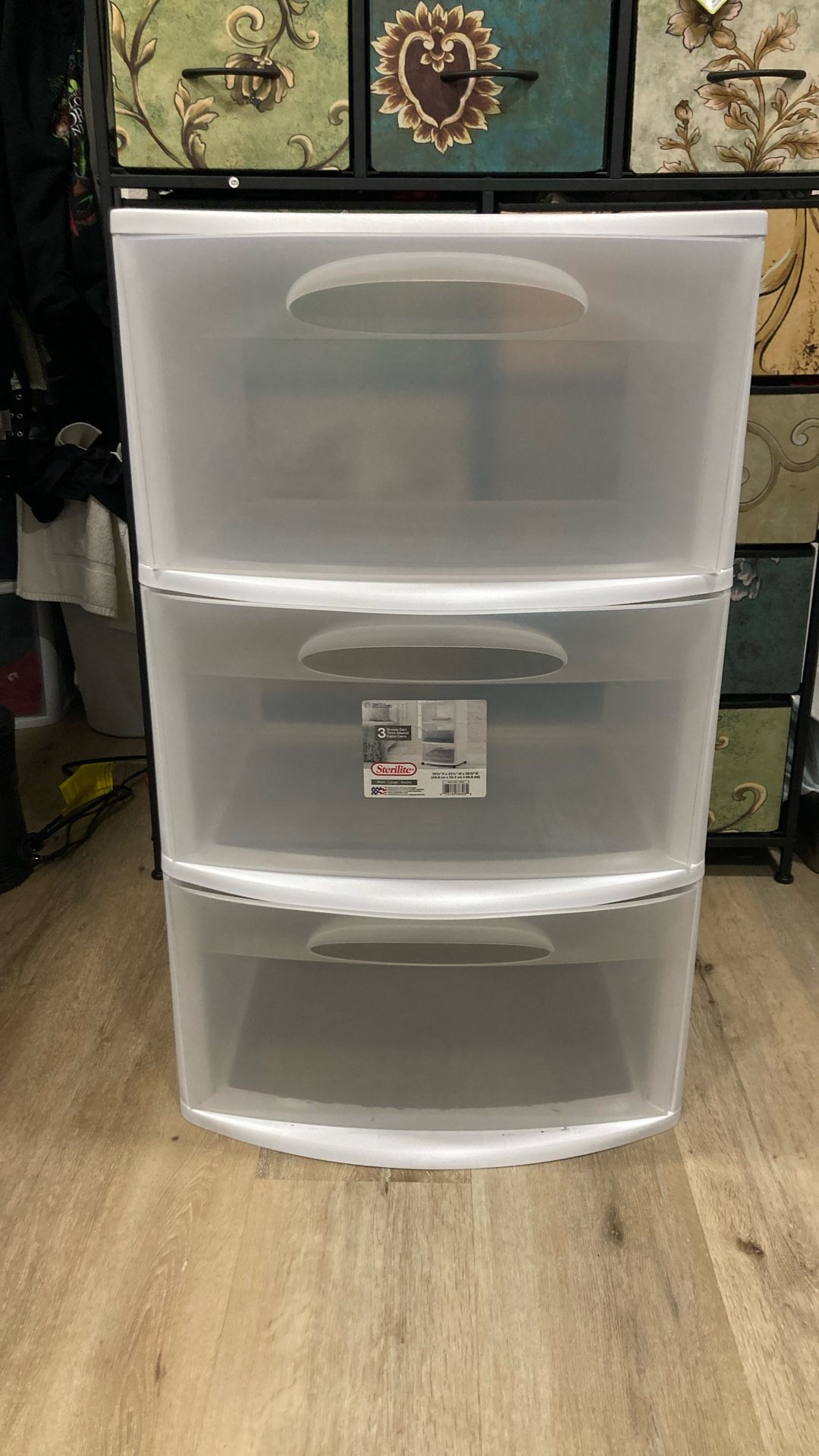 Sterilite Plastic Storage Bins (2)