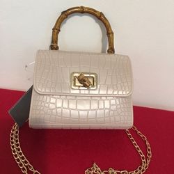 Expressions Expression Nyc Luxury Vegan Handbag - New Women | nude color