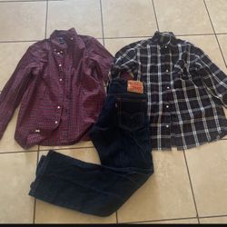 Boys Kids Size Large 14/16 Levi’s Jeans 29x30 Take Together $25