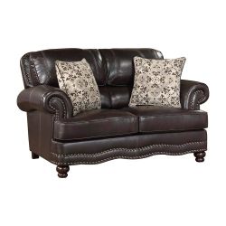 Leathernitalian Sofa Brand New With Button Dowbuttom. n 