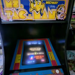 Mrs Pac Man Arcade Machine 