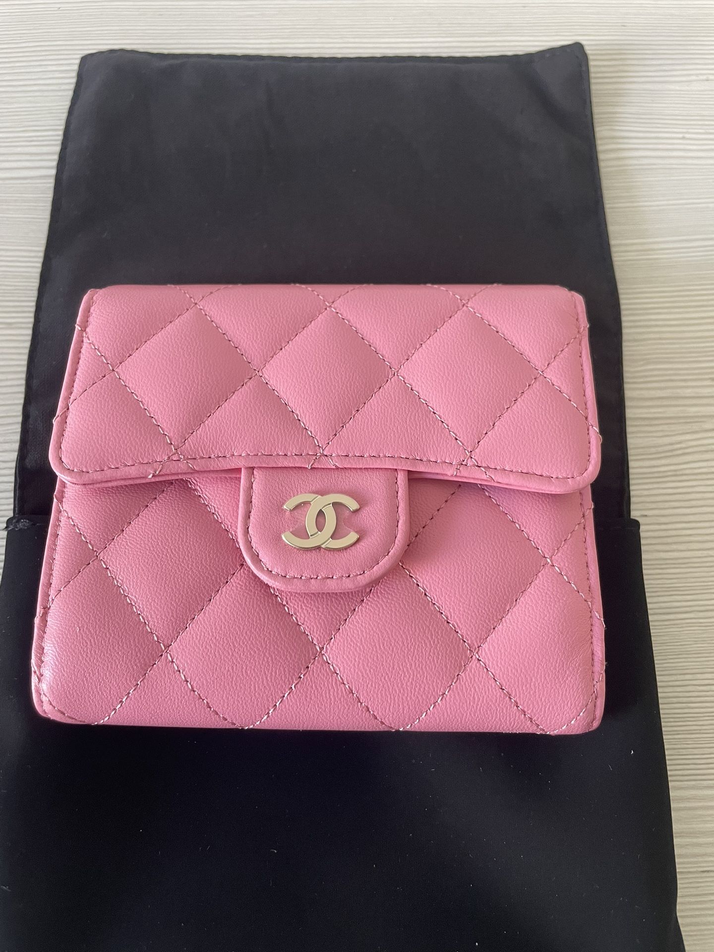 Authentic Chanel Classic Small Flap Wallet Bi -Fold