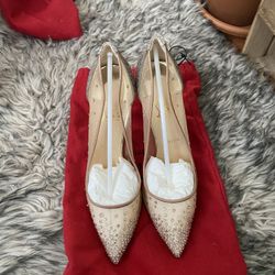 CHRISTIAN LOUBOUTIN Follies Strass Size 40