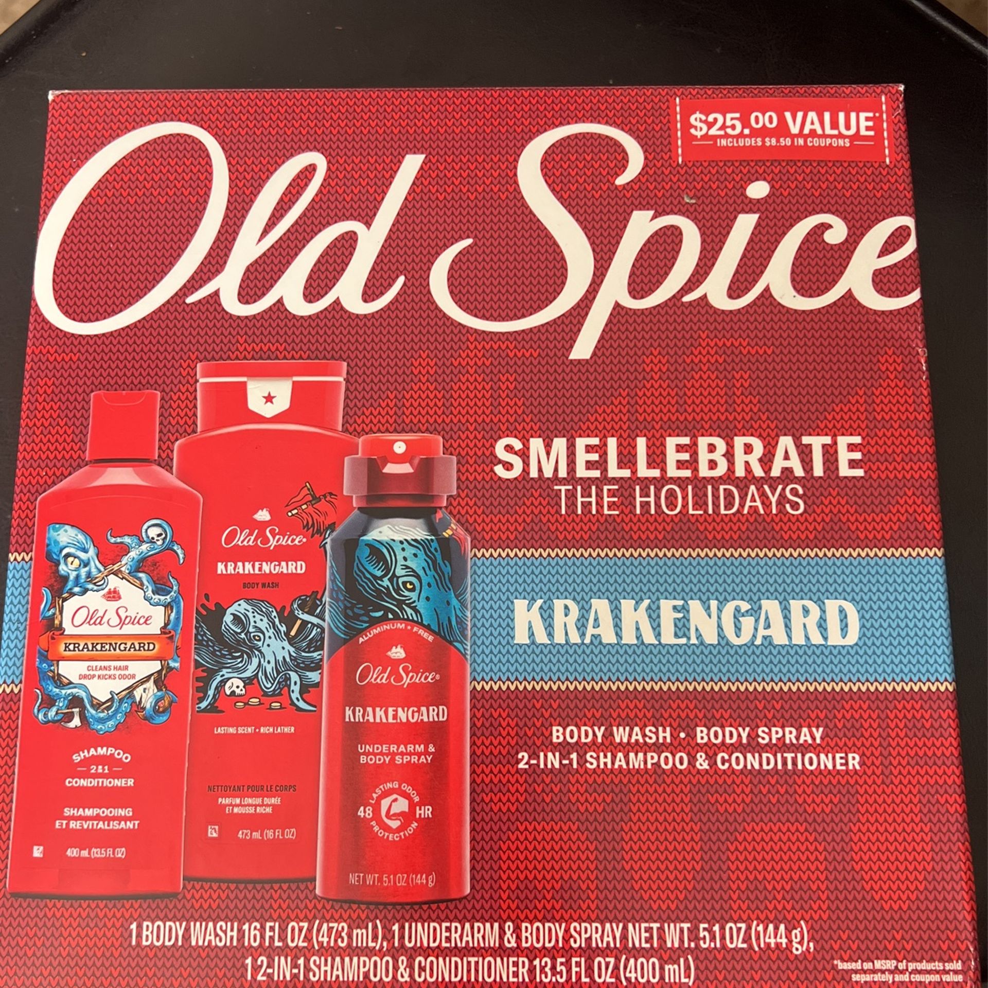 Old Spice Body wash Shampoo conditioner 