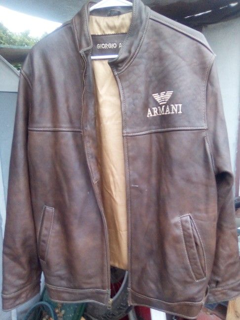 Giorgio Armani Leather Jacket