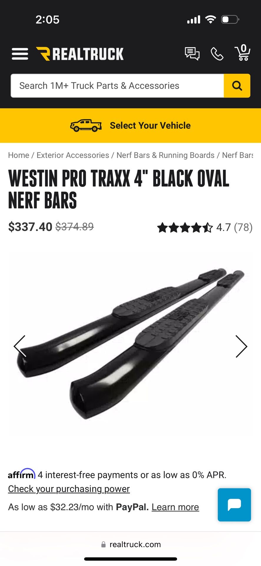 Westin Running Boards 