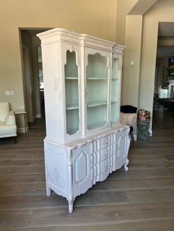 Gorgeous UpCycled Shabby Chic Blush Pink Armoire